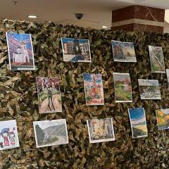 Участие работ наших учеников выставке в г. Москва "Русская весна в русской зиме"